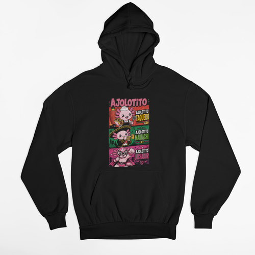Hoodie Ajolotito Personajes Unisex