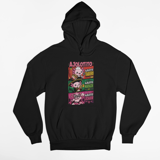 Hoodie Ajolotito Personajes Unisex