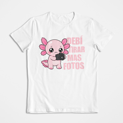 Playera Ajolotito Tirar Mas Fotos