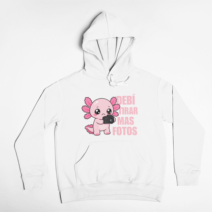 Hoodie Ajolotito Tirar Mas Fotos Unisex