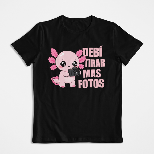 Playera Ajolotito Tirar Mas Fotos