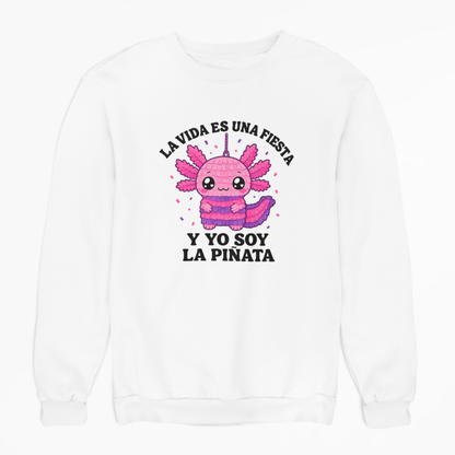 Sudadera Ajolotito Piñata Unisex