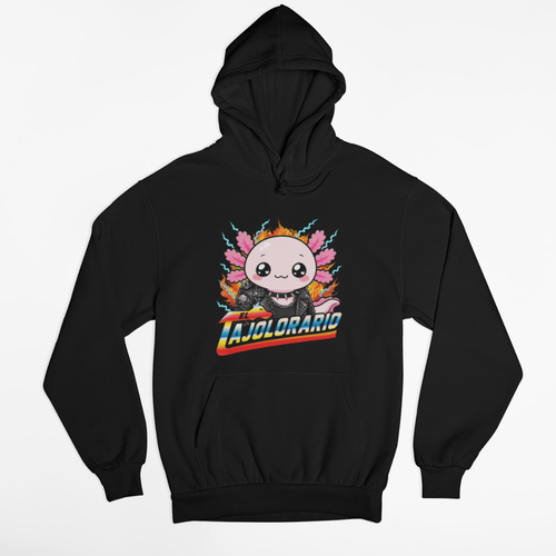 Hoodie Ajolotito Ajolorario Unisex