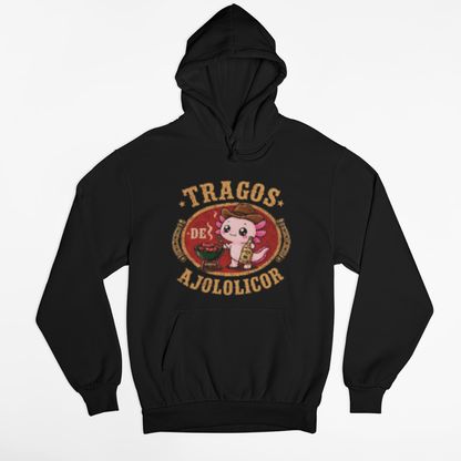 Hoodie Ajolotito Tragos De Ajololicor Unisex