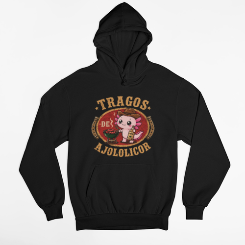 Hoodie Ajolotito Tragos De Ajololicor Unisex