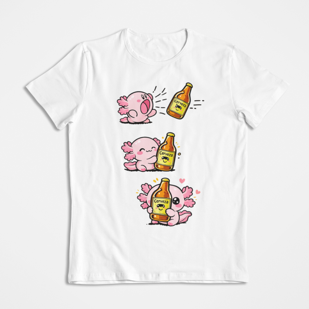 Playera Ajolotito Chela