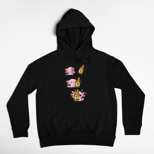 Hoodie Ajolotito Chela Unisex