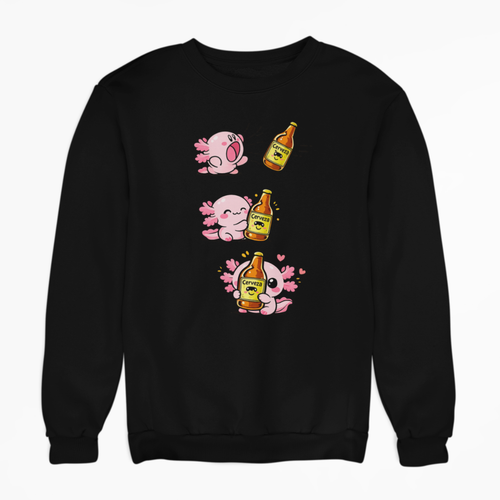 Sudadera Ajolotito Chela Unisex