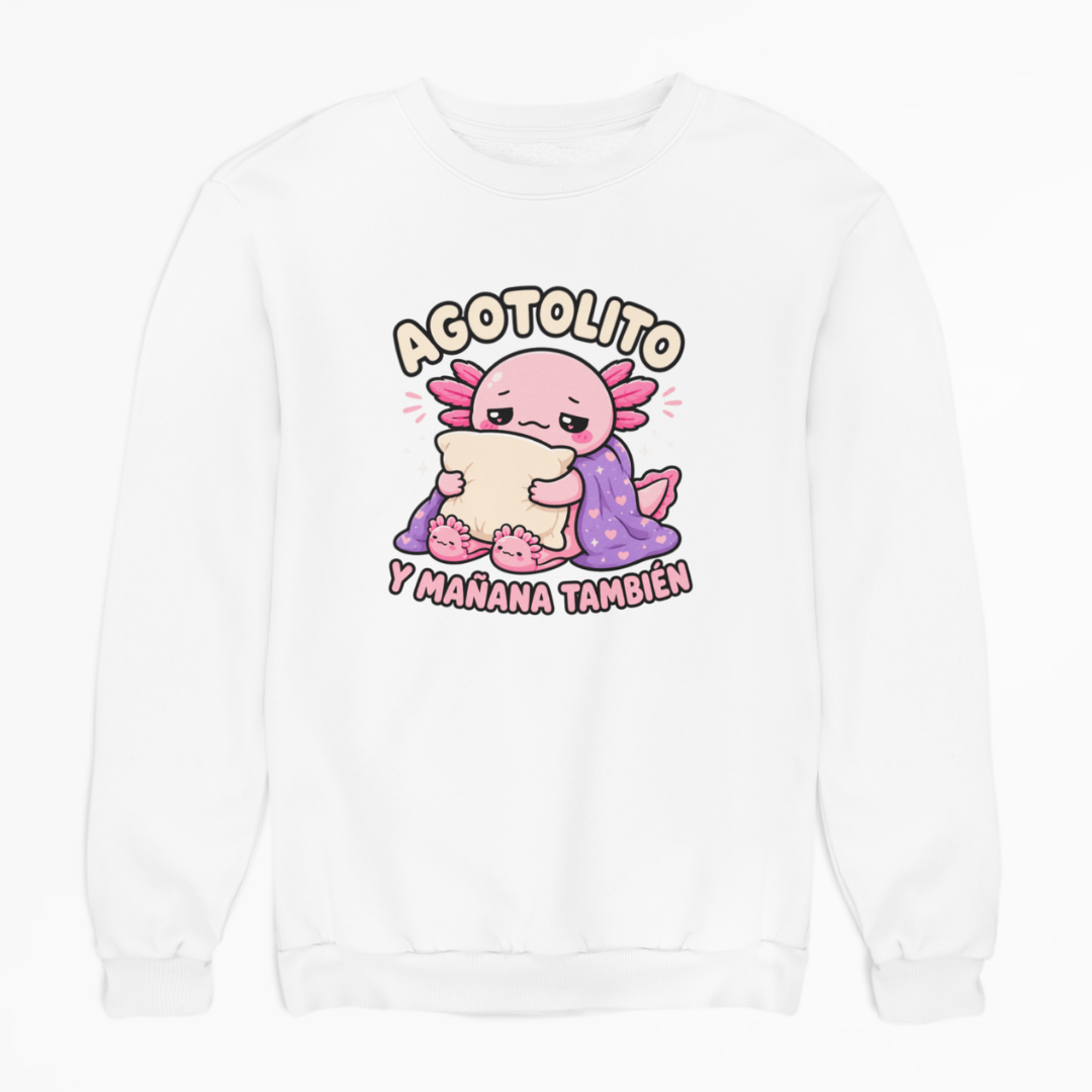 Sudadera Ajolotito Agotolito Unisex