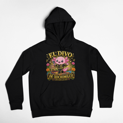 Hoodie Ajolotito El Divo Unisex
