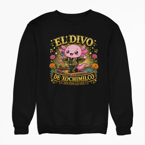 Sudadera Ajolotito El Divo Unisex