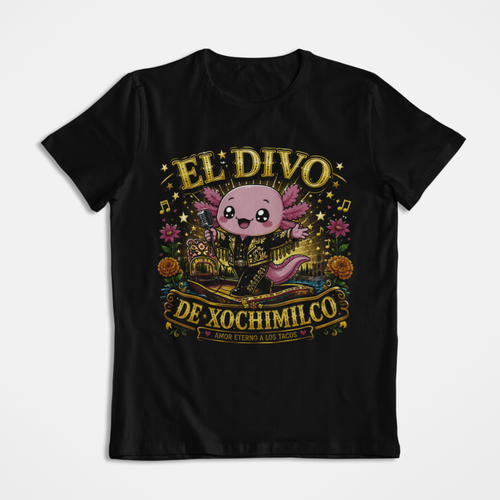 Playera Ajolotito El Divo