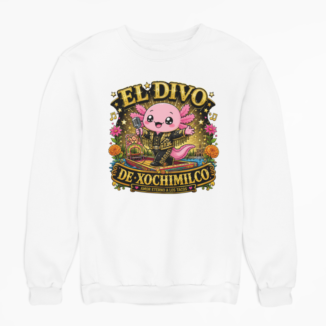 Sudadera Ajolotito El Divo Unisex