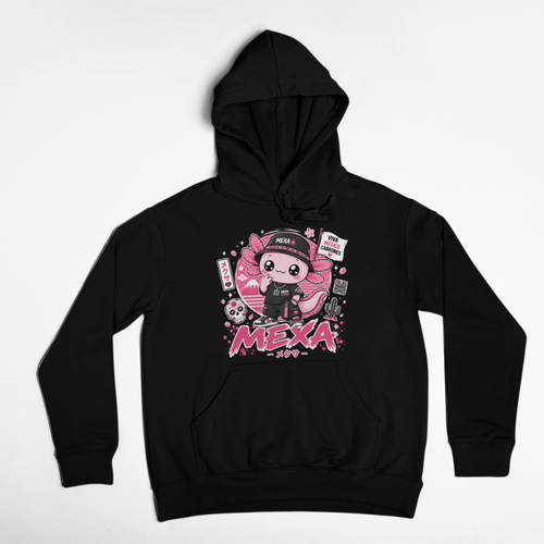 Hoodie Ajolotito Mexa Unisex