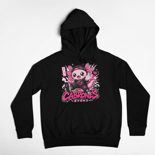 Hoodie Ajolotito Cabrones Unisex