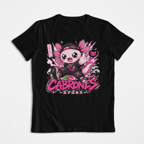 Playera Ajolotito Cabrones