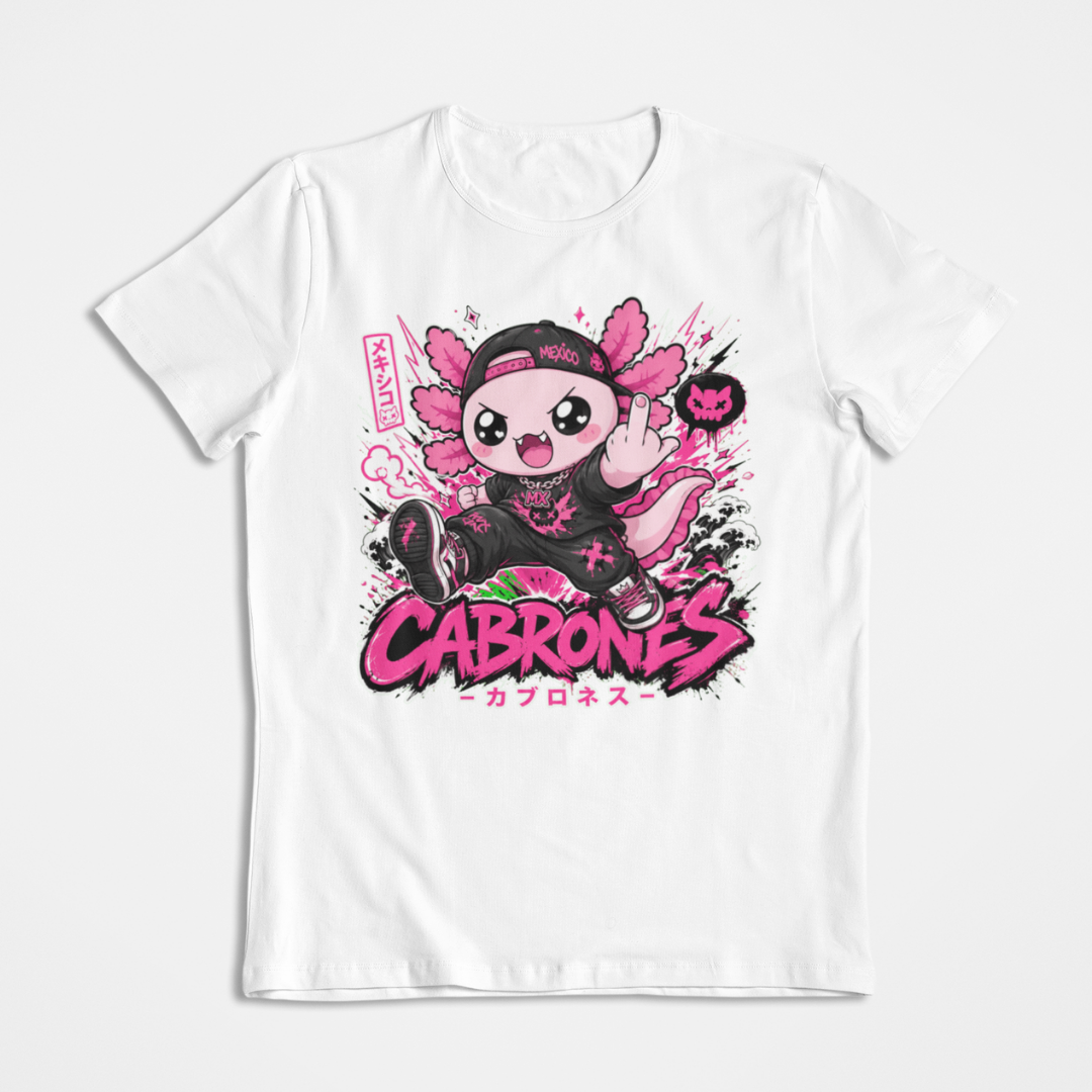 Playera Ajolotito Cabrones