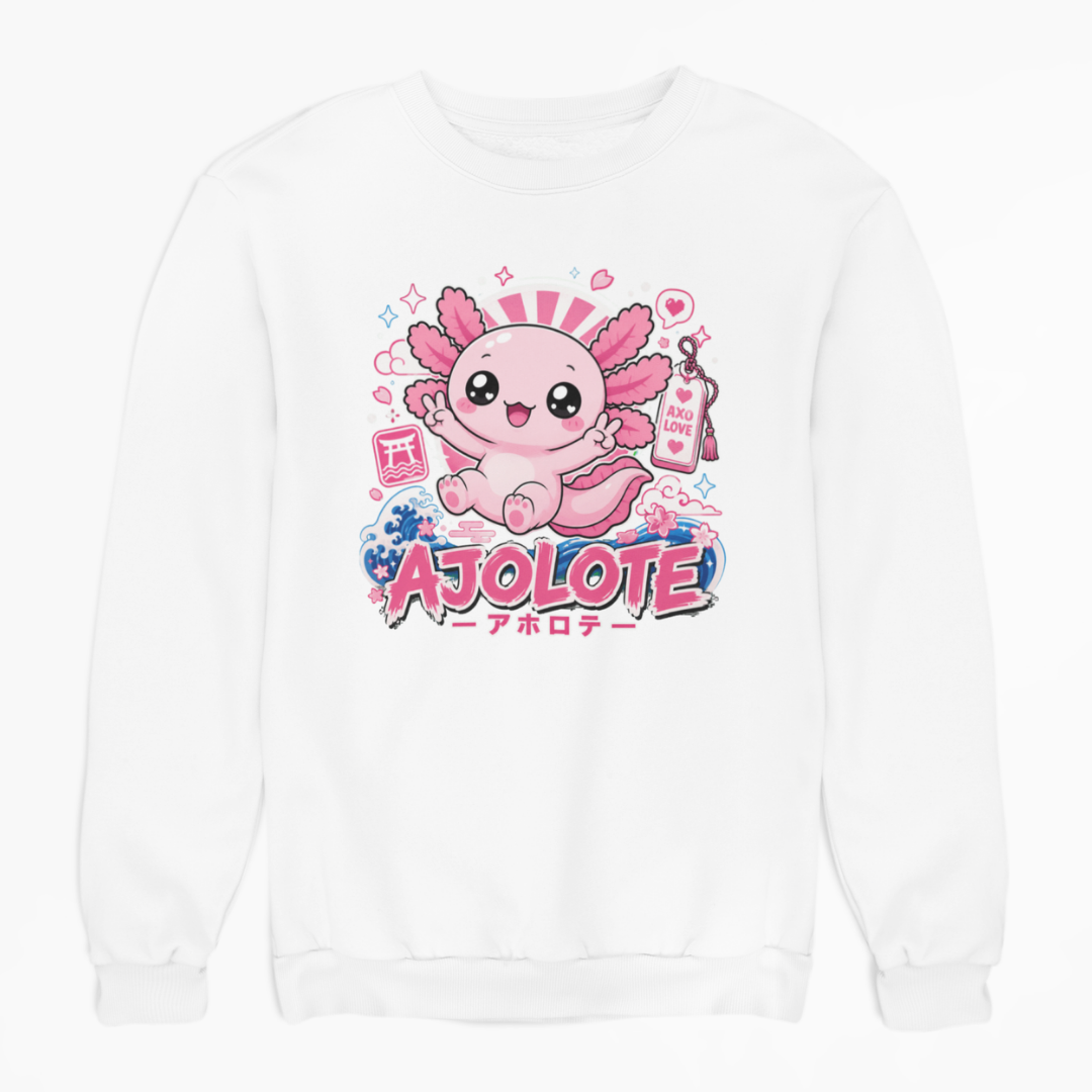 Sudadera Ajolotito Tokio Unisex