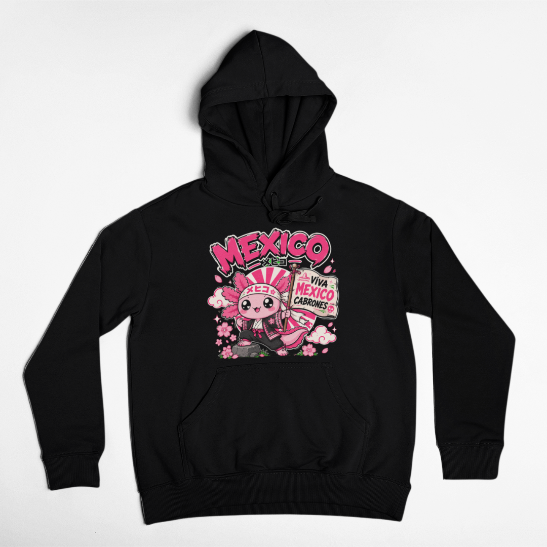 Hoodie Ajolotito Tokio Mexa Unisex