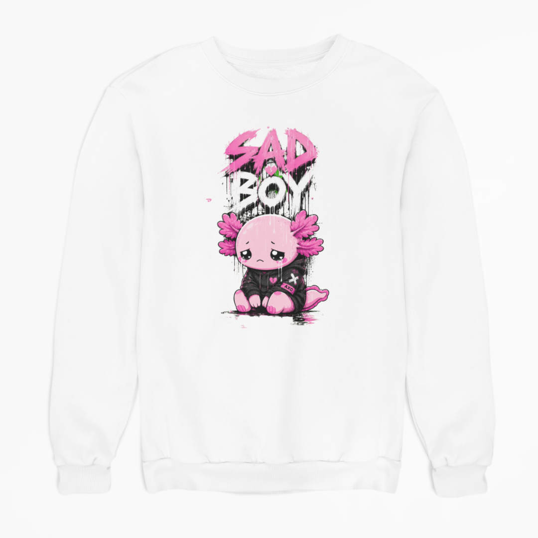 Sudadera Ajolotito Sad Boy Unisex