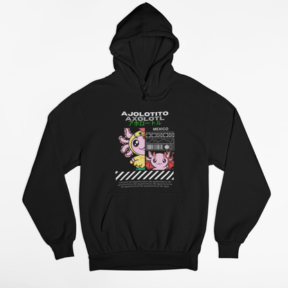 Hoodie Ajolotito Axolotl Unisex
