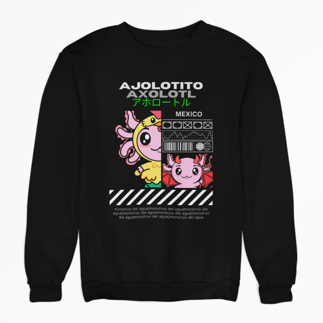 Sudadera Ajolotito Axolotl Unisex