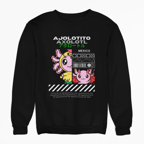 Sudadera Ajolotito Axolotl Unisex