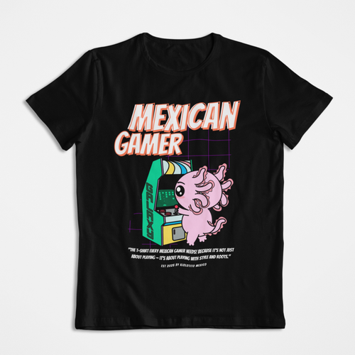 Playera Ajolotito Gamer
