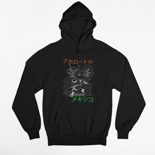 Hoodie Ajolotito Ninja Unisex