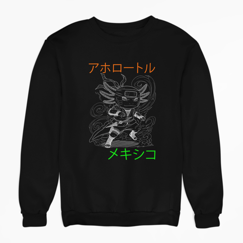 Sudadera Ajolotito Ninja Unisex