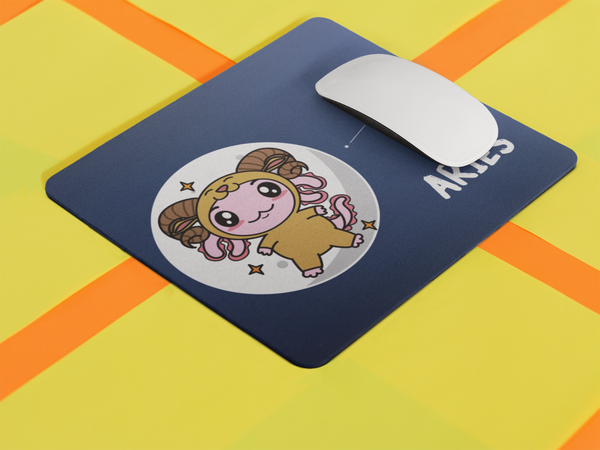 Mousepad Axolotzin Horóscopos Aries Ajolote Vers. 2