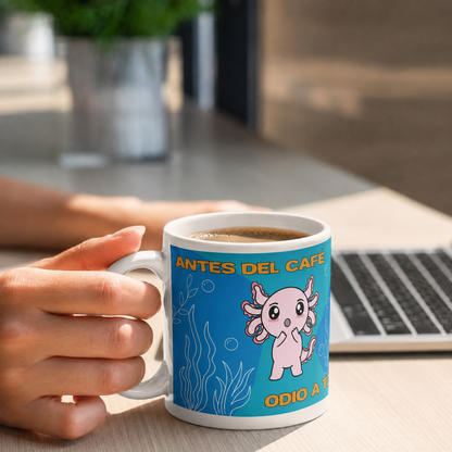 Taza Vers 2 Axolotzin Sorprendido Ajolote