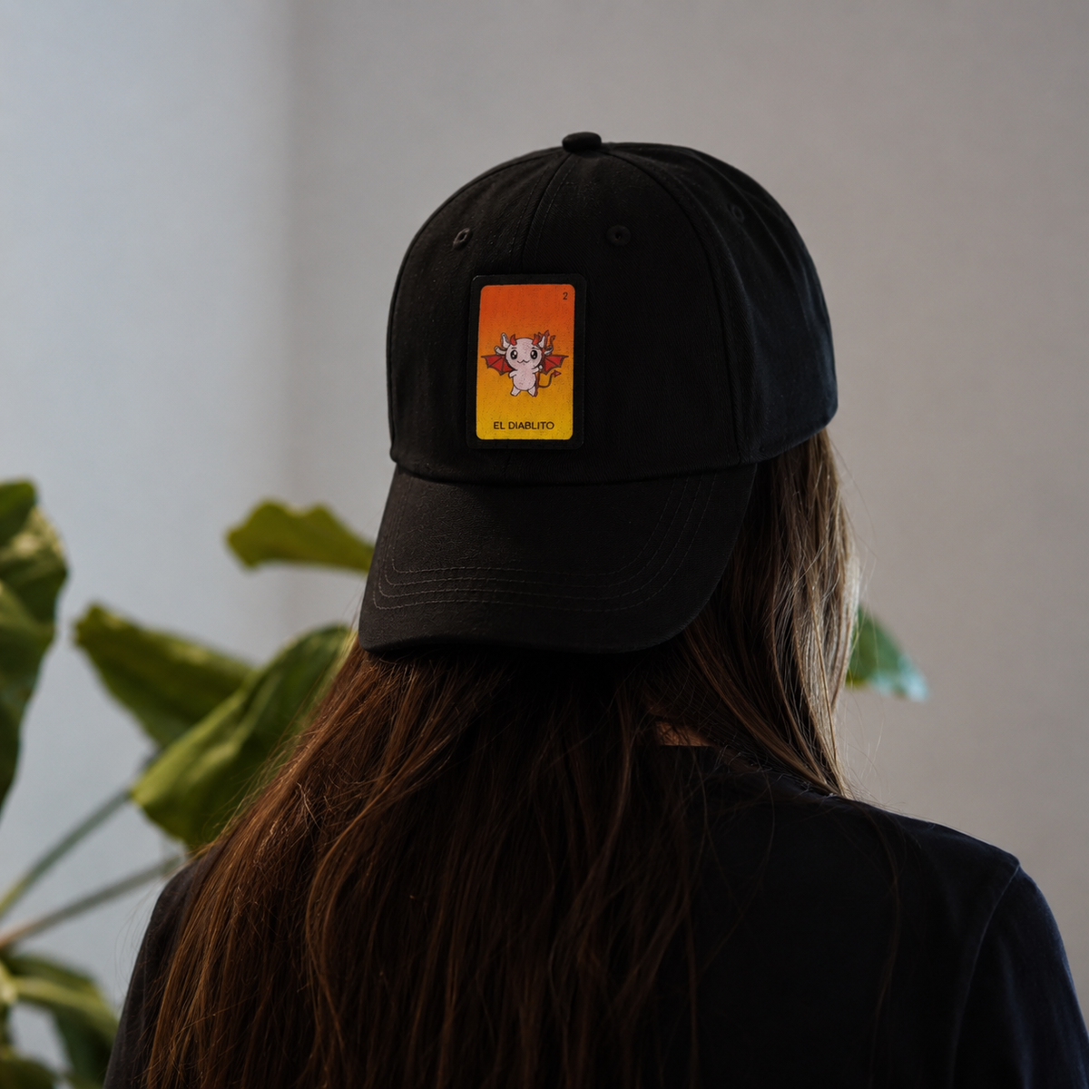 Gorra Unisex Curva Axoloteria El Diablito Ajolote