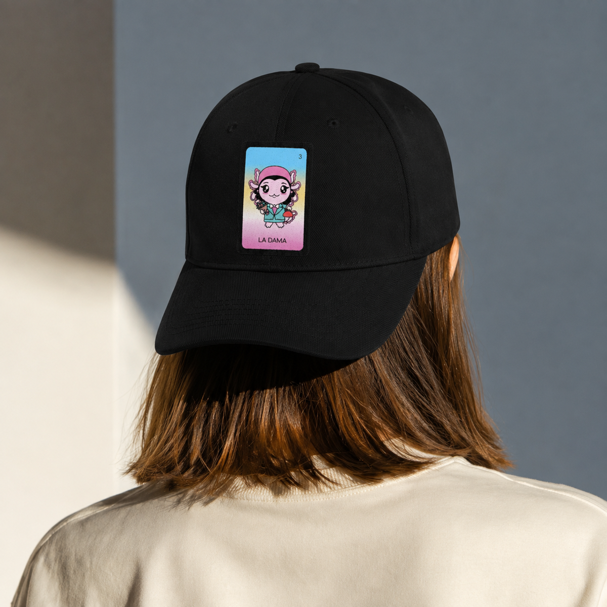 Gorra Unisex Curva Axoloteria La Dama Ajolote