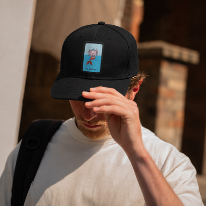 Gorra Unisex Plana Axoloteria La Sirena Ajolote