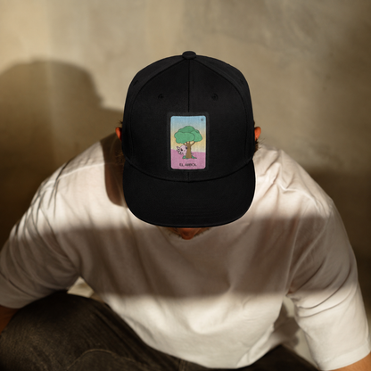 Gorra Unisex Plana Axoloteria El Árbol Ajolote