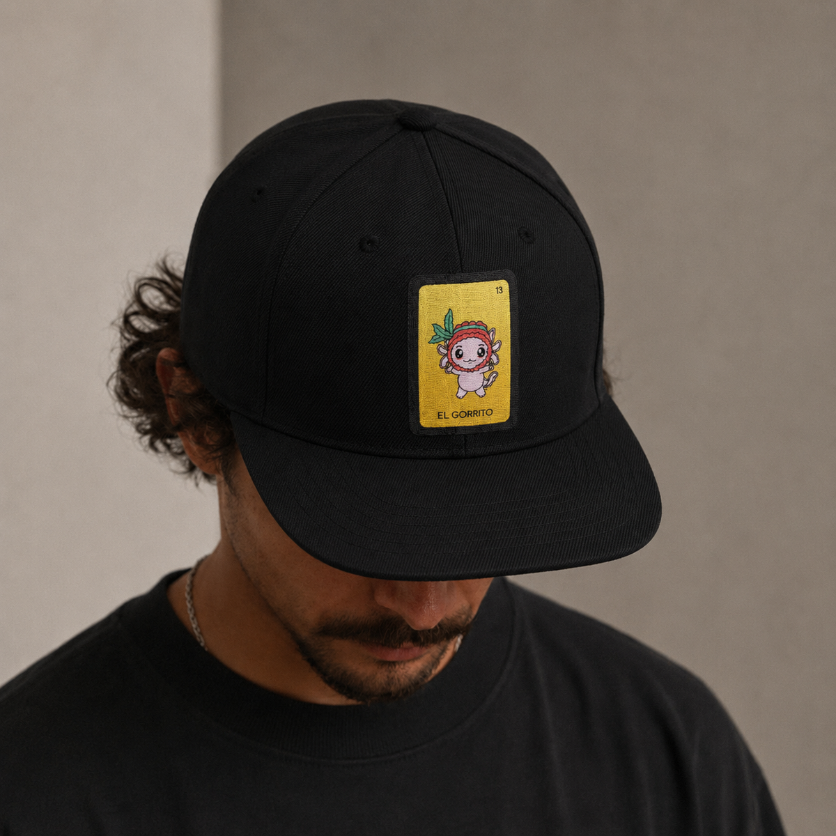 Gorra Unisex Plana Axoloteria El Gorrito Ajolote