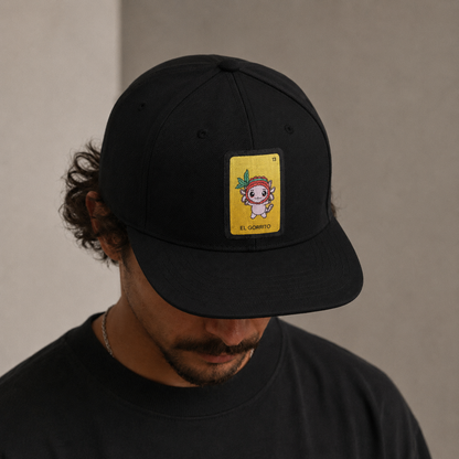 Gorra Unisex Plana Axoloteria El Gorrito Ajolote