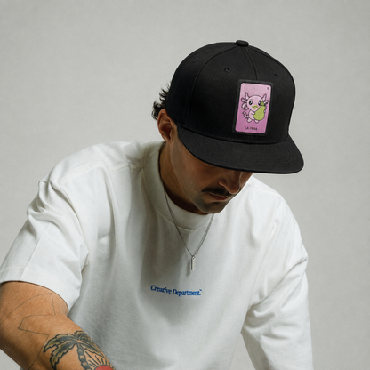 Gorra Unisex Plana Axoloteria La Pera Ajolote