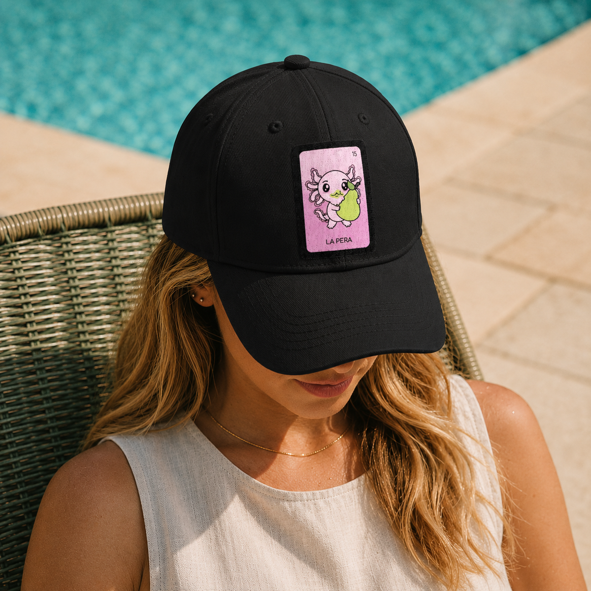 Gorra Unisex Curva Axoloteria La Pera Ajolote