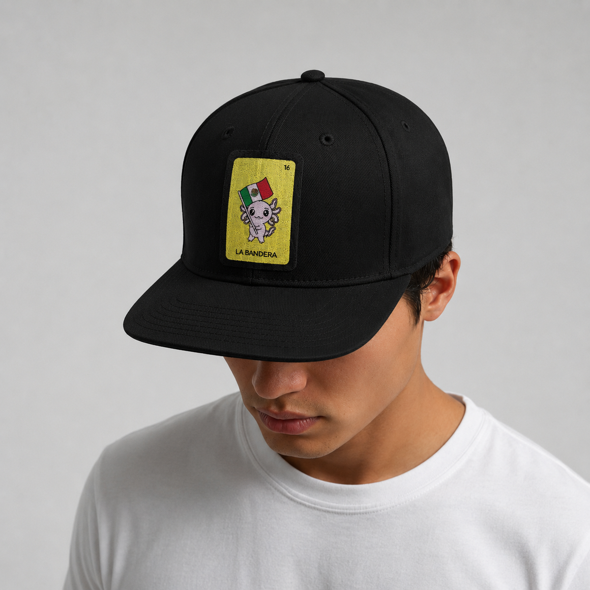 Gorra Unisex Plana Axoloteria La Bandera Ajolote