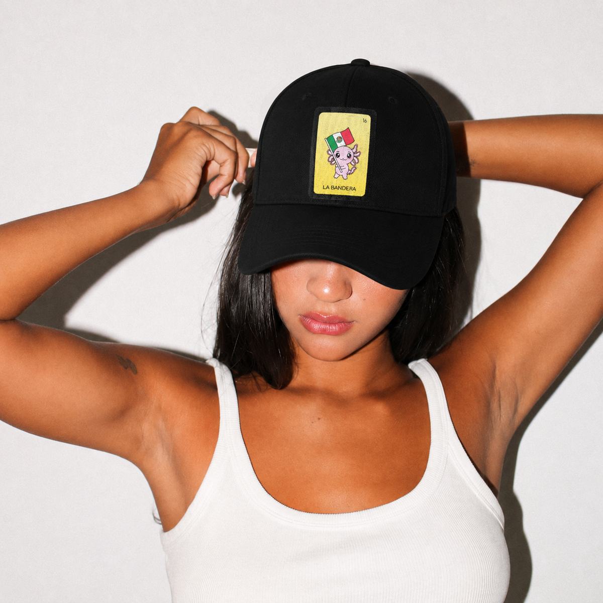 Gorra Unisex Curva Axoloteria La Bandera Ajolote