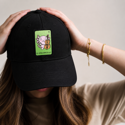 Gorra Unisex Curva Axoloteria El Violoncello Ajolote