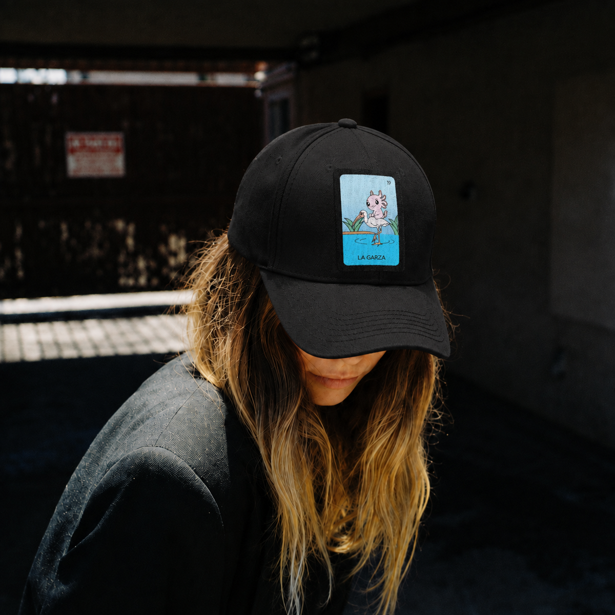 Gorra Unisex Curva Axoloteria La Garza Ajolote