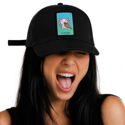 Gorra Unisex Curva Axoloteria El Pajaro Ajolote