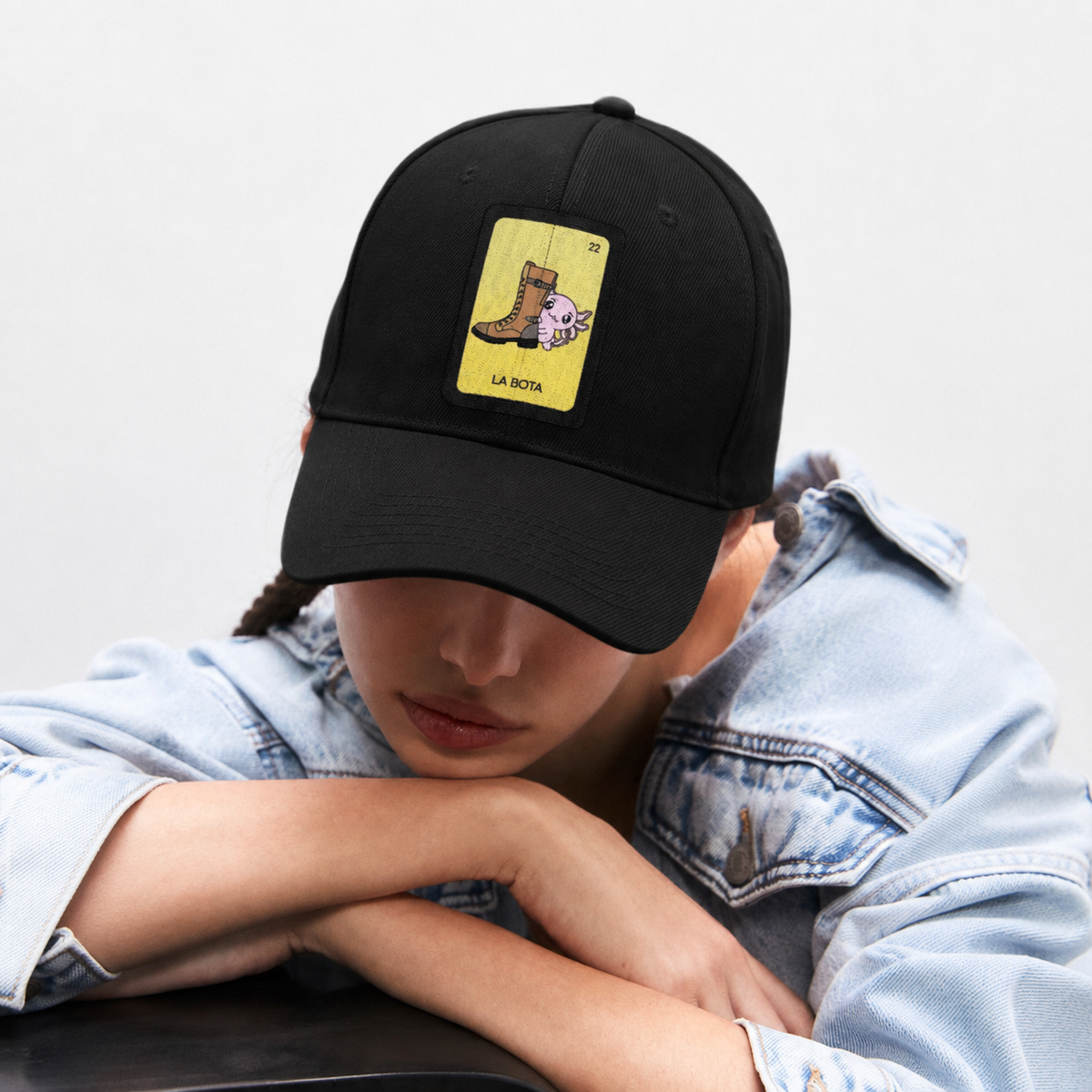 Gorra Unisex Curva Axoloteria La Bota Ajolote
