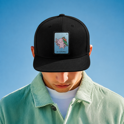 Gorra Unisex Plana Axoloteria El Cotorro Ajolote