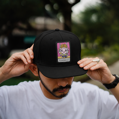 Gorra Unisex Plana Axoloteria El Borracho Ajolote