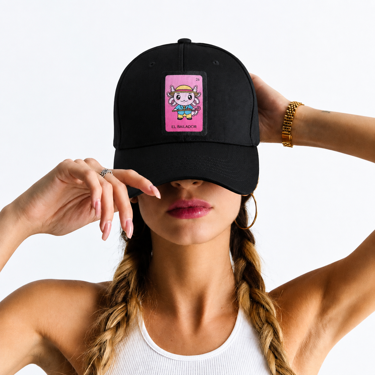 Gorra Unisex Curva Axoloteria El Bailador Ajolote