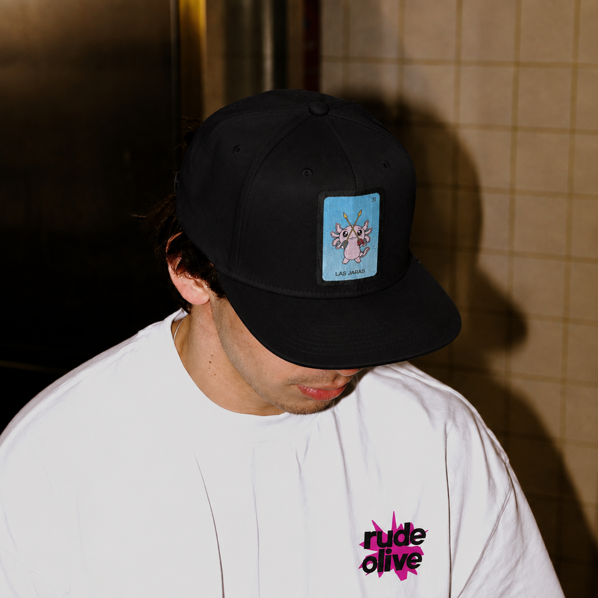 Gorra Unisex Plana Axoloteria Las Jaras Ajolote